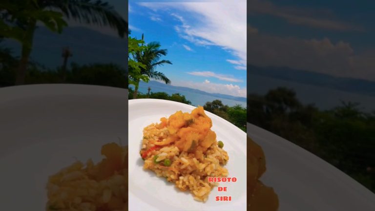 Risoto de Siri #recipes #risoto #seafood #lunchrecipe #frutosdomar