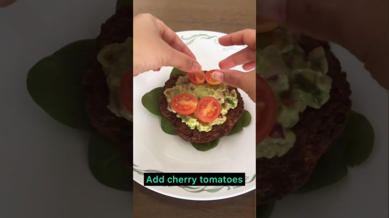 Quick lunch hack – No bread burger recipe #shorts #burger #lunchideas