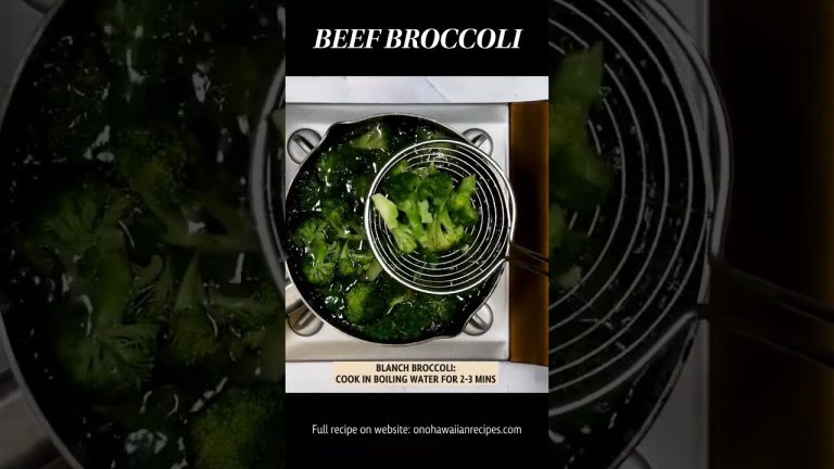 An Easy and Onolicious Recipe for Beef Broccoli 🥦 #foodie #recipe