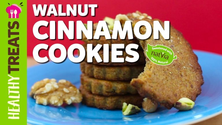 Vegan Walnut Cinnamon Cookies- Natvia's Healthy Dessert Recipes