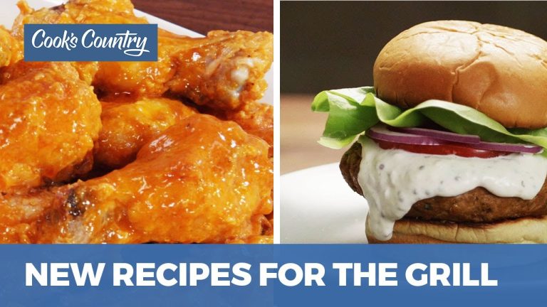 How to Make Chicken Wings and Pork Burgers on the Grill