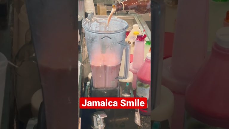 Jamaica smile smoothie recipe best in the world! #shorts  ￼