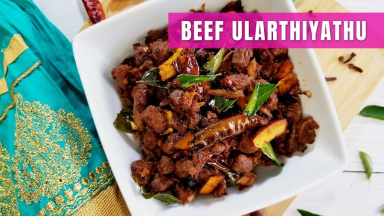 Beef Ularthiyathu | Kerala Style Beef Roast | Traditional Beef Recipe