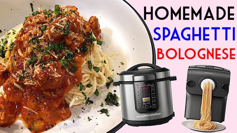 Easy Spaghetti Sausage Bolognese Recipe – Philips pasta maker HR2375 and all-in-one cooker HD2238