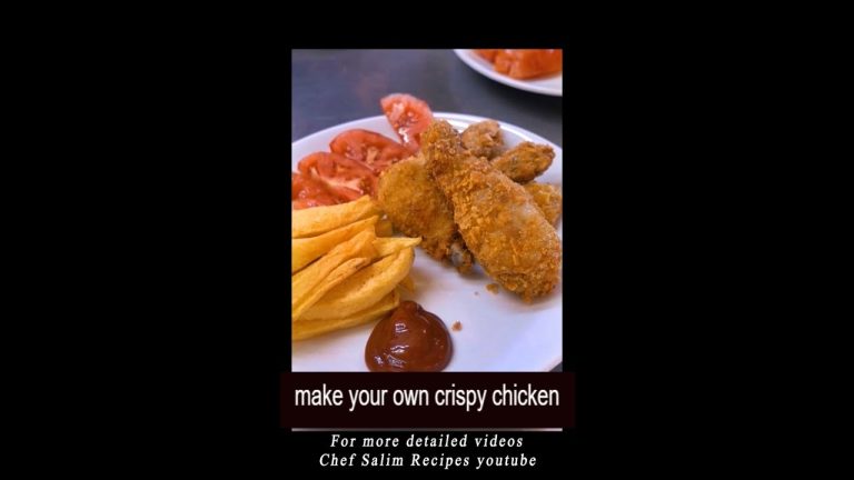 Kfc Chicken Recipe How to make homemade crispy chicken #shorts