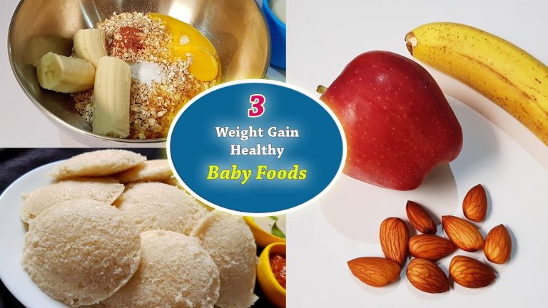 Baby Food || 3 Weight gain & Healthy Baby Food Recipes for 12+ Months Children