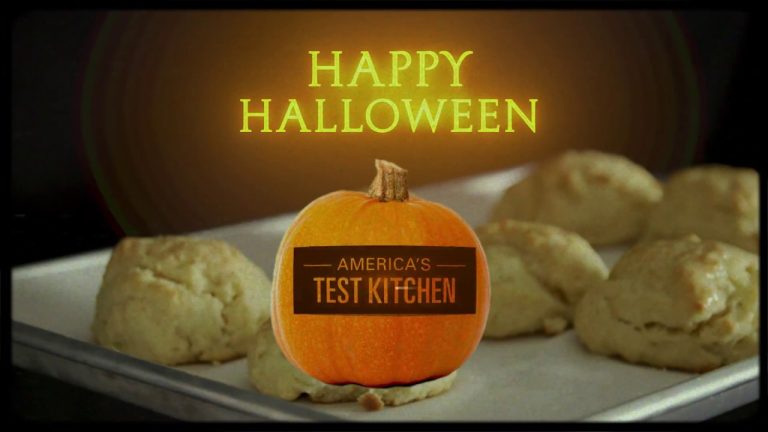 Happy Halloween from Bob Ross (Dan Souza) and America’s Test Kitchen