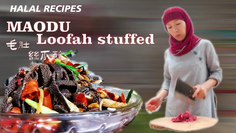MAODU&Loofah stuffed|Muslim Chinese Food | BEST Chinese halal food【Beef recipes halal】毛肚|丝瓜酿