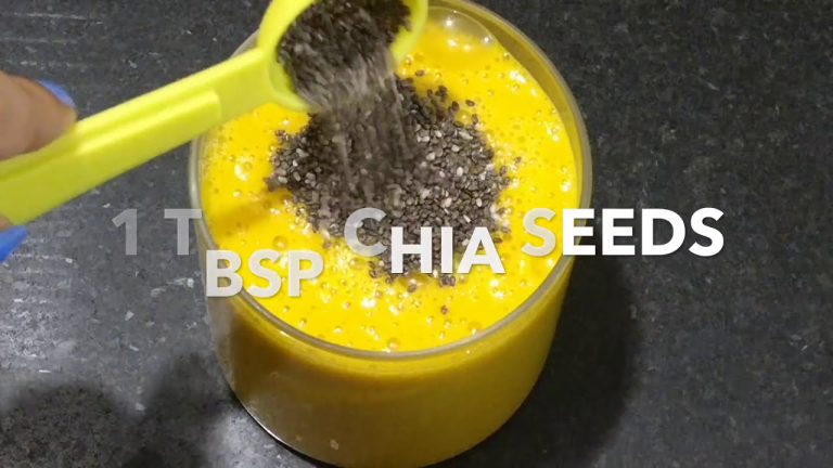 Healthy Smoothie Recipes For Weight Loss | Hemp Mango Shake | Breakfast Smoothies For Weight Loss