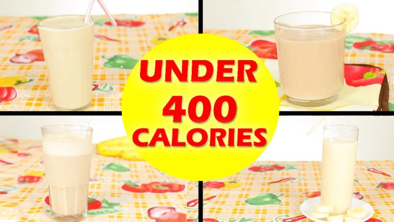 4 Banana Peanut Butter Smoothie, Healthy Smoothie Recipes For Weight Loss