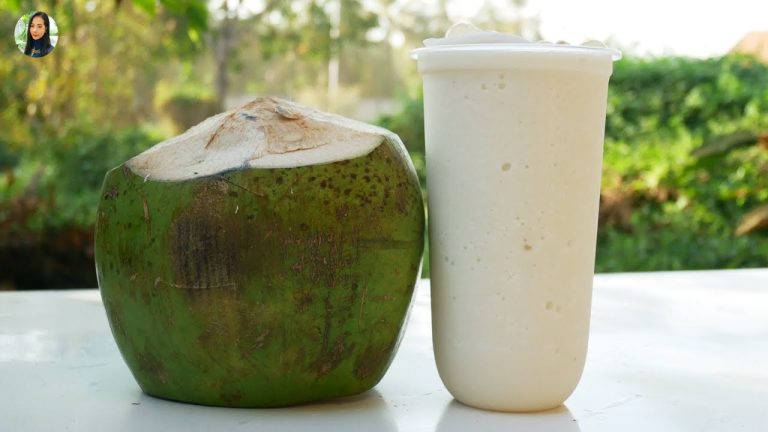 Fresh Coconut Smoothie Recipe | Summer Drinks Recipe