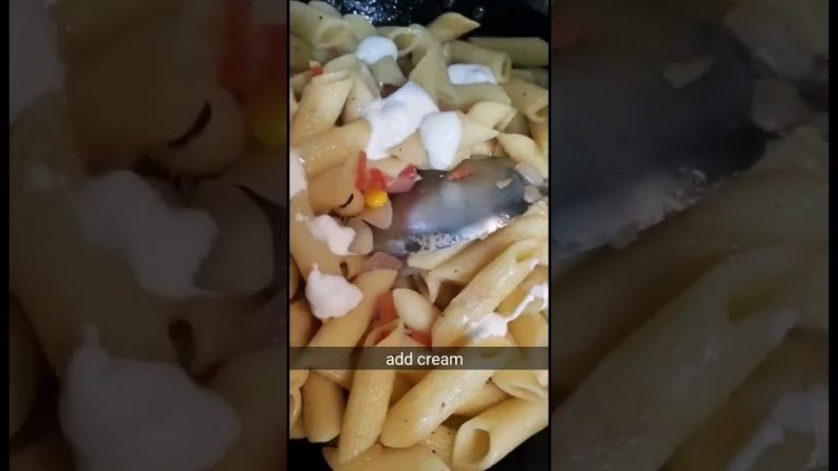 White Sauce Pasta Recipe ❤❤ #shorts #viral #new #shortvideo #new #cooking #pasta #status #food #tips