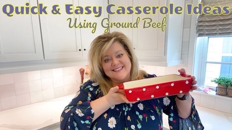 2 DELICIOUS Casserole Recipes Using Ground Beef! So Quick and Easy! #foodiefriday