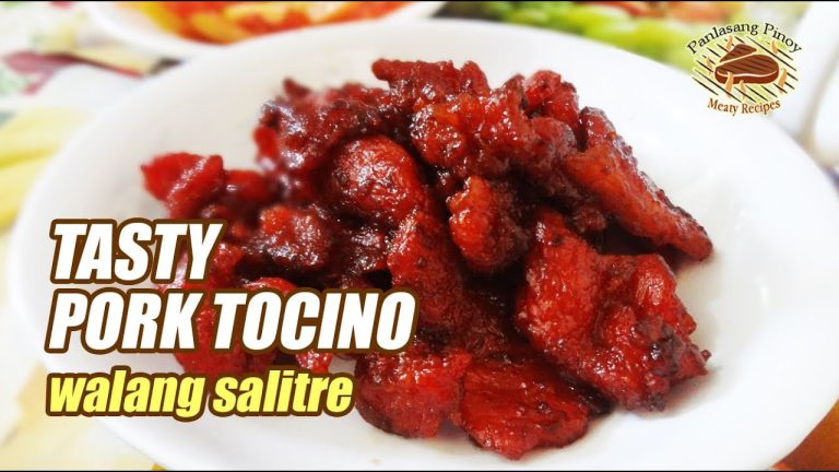 PORK TOCINO 🐷 MASARAP AT WALANG SALITRE