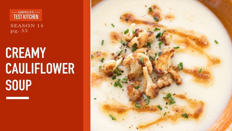 Celebrate the 20th Anniversary of America’s Test Kitchen with Cauliflower Soup