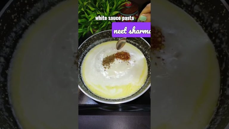white sauce pasta #recipe #shorts #cooking #pasta #sauce #pasta lover #new recipe ideas