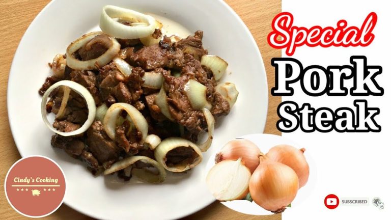 How to cook Pork Tenderloin Steak | Pork Bistek Special | Easy Recipe | Pork Recipe