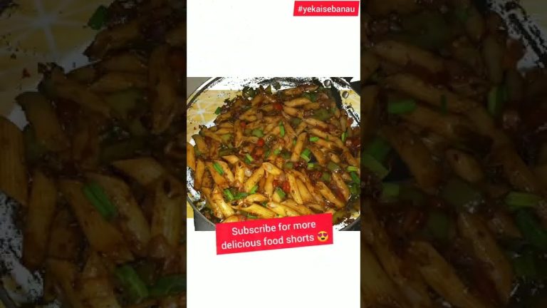 Chinese sauce pasta//favourite food recipes//yekaisebanau @nishamadhulika