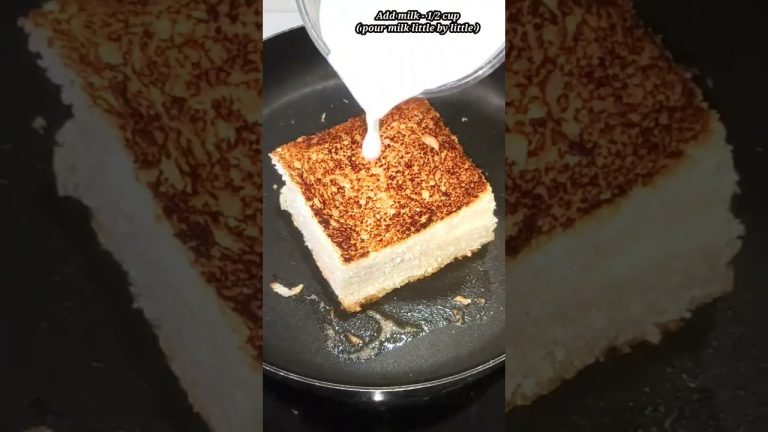 #shorts | Bread pan cake | #ytshorts | Have you ever try this breackfast recipe | #foodshorts |