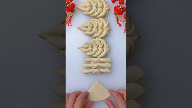 Satisfying & Creative Dough Pastry Recipes (P172) – Bread Rolls, Bun Shapes, Pasta, Leaves of Trees