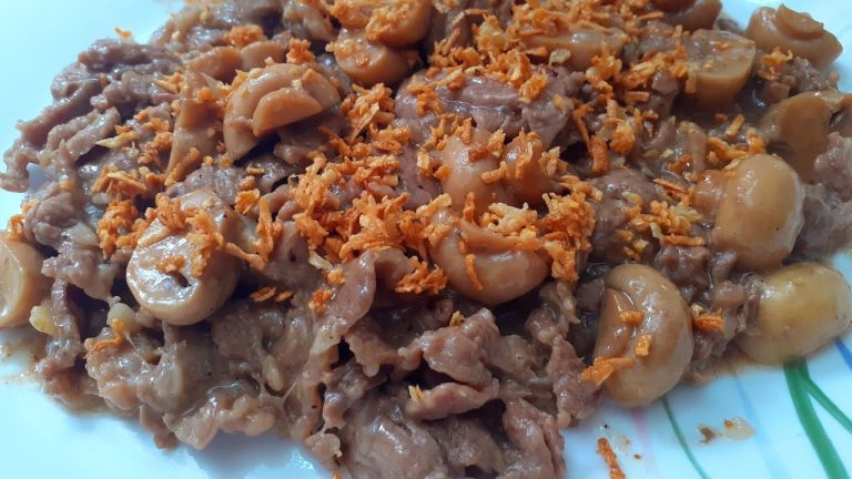 Creamy Beef and Mushroom Recipe | Mharjz Recipes