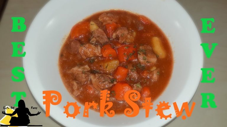 EASY PRESSURE COOKER RECIPES:  Best Pork Stew Ever