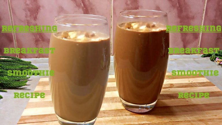 Refreshing breakfast smoothie recipe.  take this smoothie to lift your mood