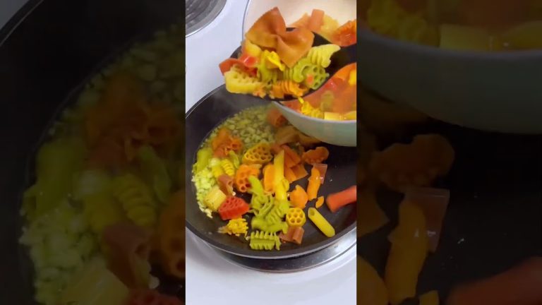 5 Colour Rainbow Pasta Recipe
