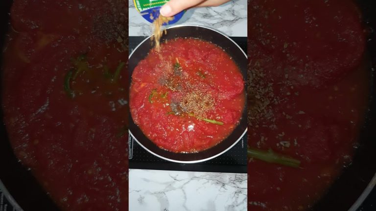 #shorts – Our Best Ever Flavorful Easy Homemade Pizza & Pasta Marinara Sauce 🍕🍝 Must Try!