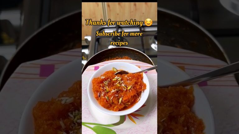 Carrot Halwa recipe #shorts #shortsvideo #dessert #viralshorts #youtubeshorts #viralvideo