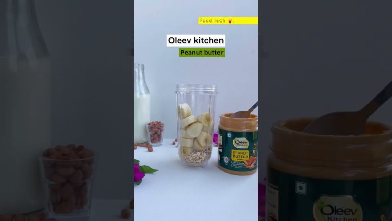 peanut butter smoothie recipe 😋 || easy to make || food tech 🍟 #shorts  #short  #viral