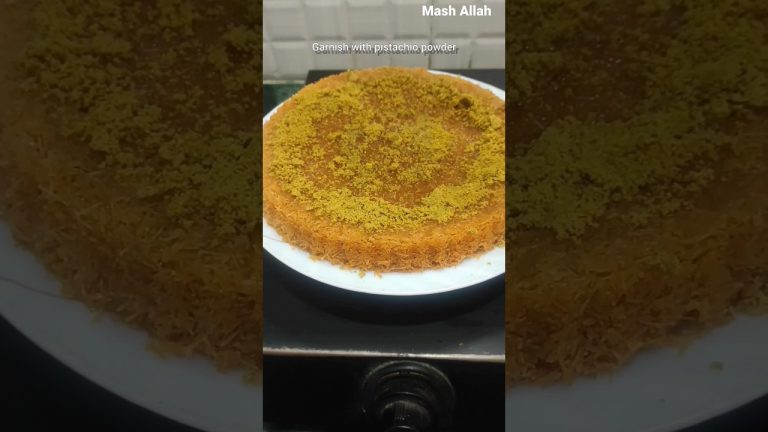 Tasty Kunafa Turkish Dessert🤤 #food #trending #shorts #viral #recipe #dessert #trendingshorts