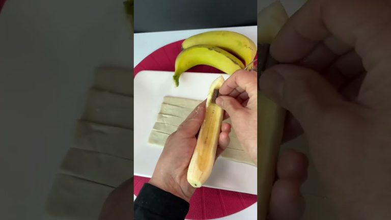 Banana chocolate puff pastry at home | Quick dessert ideas | Simple snacks recipes #shorts