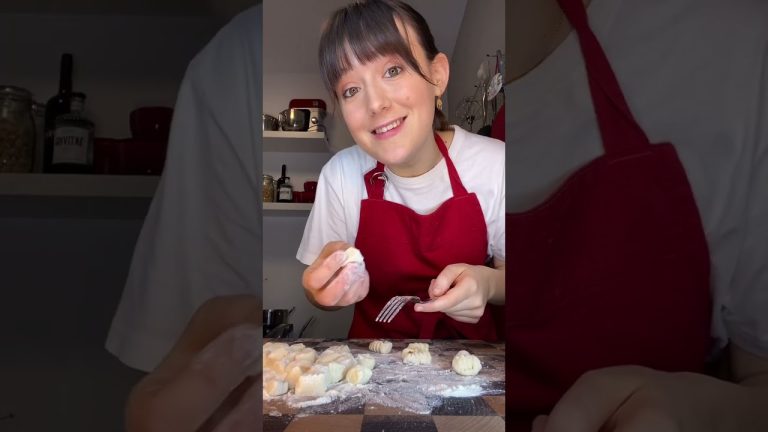 GNOCCHETTI di RICOTTA🥰🤍 #Shorts