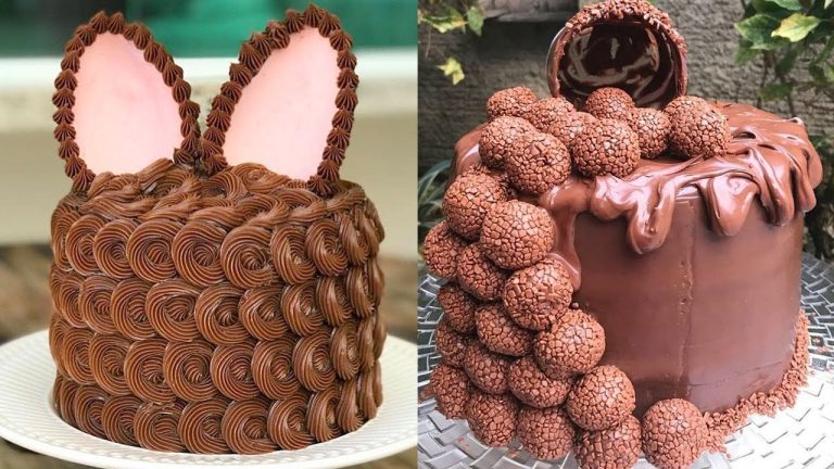 Everyone's Favorite Cake Dessert Recipe | Most Satisfying Chocolate Cake Decorating Compilation