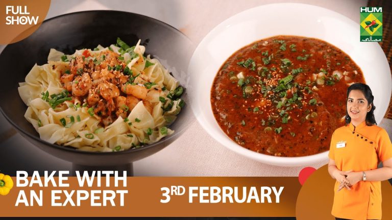 Bake With An Expert – 03 Feb 2023 – Recipes: Garlic Masala Prawns & Homemade Pasta – Saba Aftab