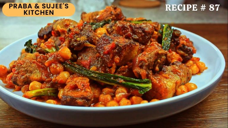 Pork and chickpea recipe | Pork shoulder recipe | How to cook pork shoulder