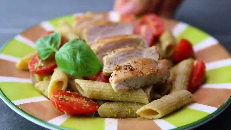 Easy Chicken Pesto Pasta (Chicken Salad Recipe) | Cooking Time