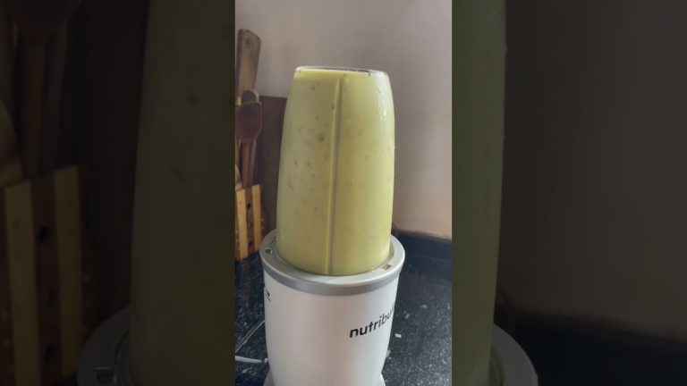 I made smoothie for my husband and he loved it 😍 #recovery #smoothierecipes