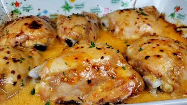 Juicy Chicken Thighs in Polynesian Sauce