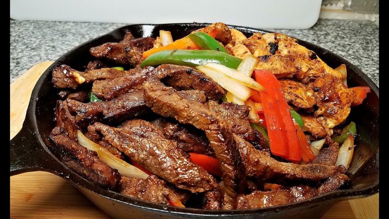 Easy Beef Fajitas Recipe |  Stove Top Beef and Chicken Fajitas