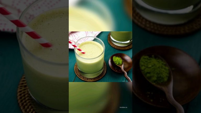 Matcha Smoothie😋#shorts #youtubeshorts #short #healthy #food