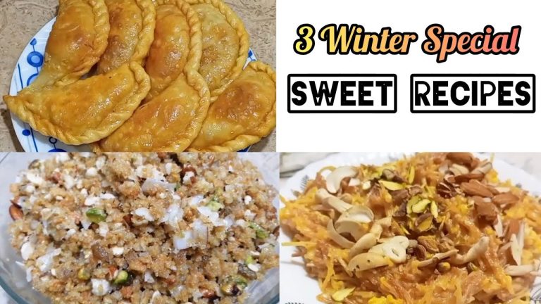 3 Winter Special Sweet Dessert Recipes – Quick Recipe – What a Taste?