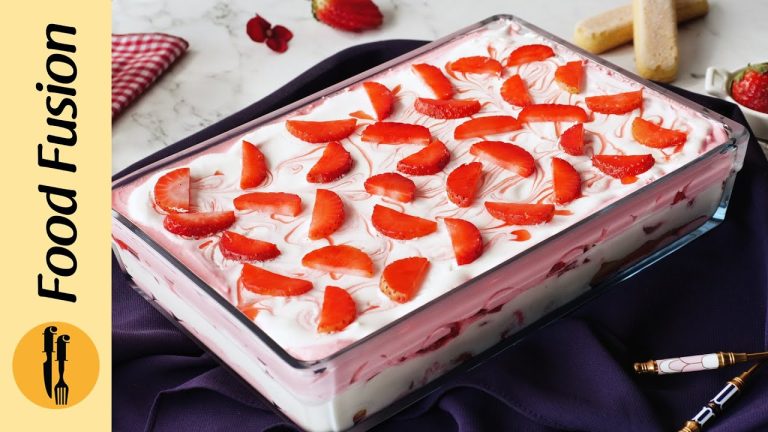 Strawberry Icebox Cake Dessert Recipe By Food Fusion