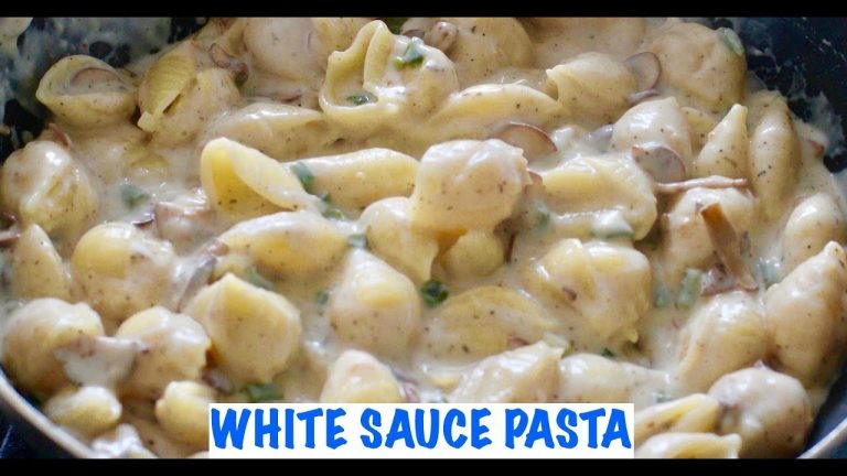 HOW TO MAKE WHITE SAUCE PASTA | CONCHIGLIONI | VEGETARIAN PASTA RECIPE