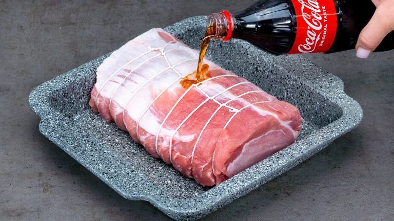 Pork chop with Cola, using my husband's recipe! It melts in your mouth