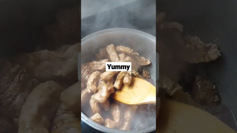 🥘ASMR Cooking Pork Adobo👍😄 #shortsvideo #shorts #asmr #fyp