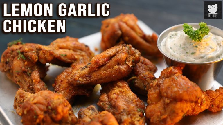 Lemon Pepper Wings | Easy Lemon Garlic Chicken | Chicken Wings Recipe By Prateek | Get Curried