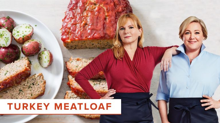 How to Make Turkey Meatloaf with Ketchup-Brown Sugar Glaze with Becky and Julia