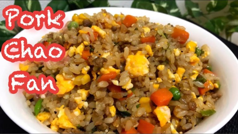 HOW TO COOK THE BEST PORK CHAO FAN | KTJ kitchen